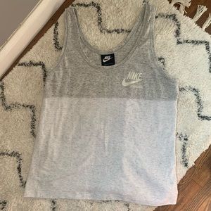 Nike Tank gray size L cotton